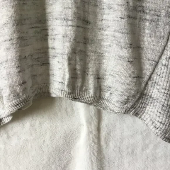 Lou & Grey Light Gray Ribside Boatneck Sweater Top - Picture 8 of 16